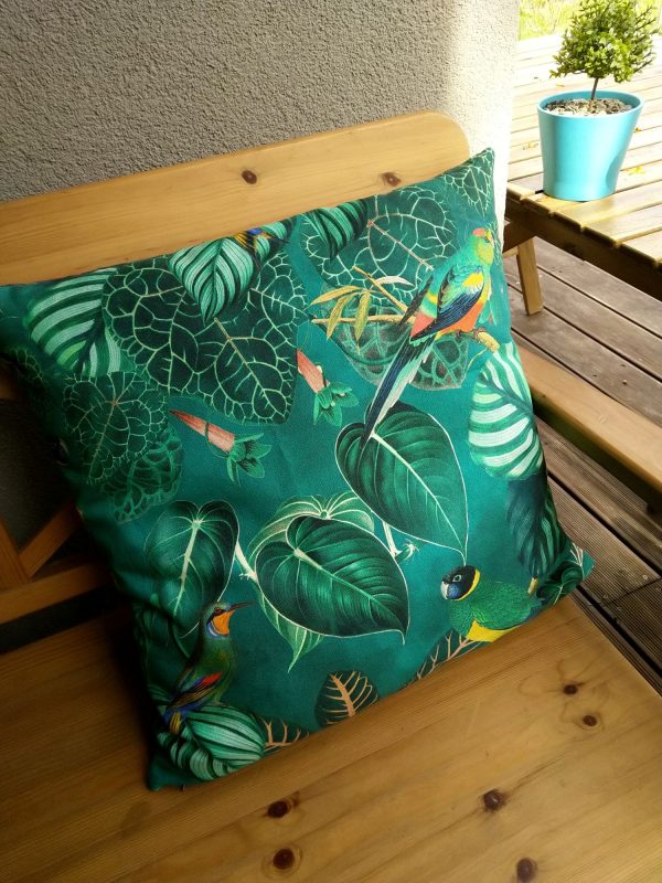 Polštář zelená exotika - Image 3