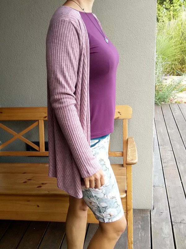 Půlkolový svetřík růžový - Image 6
